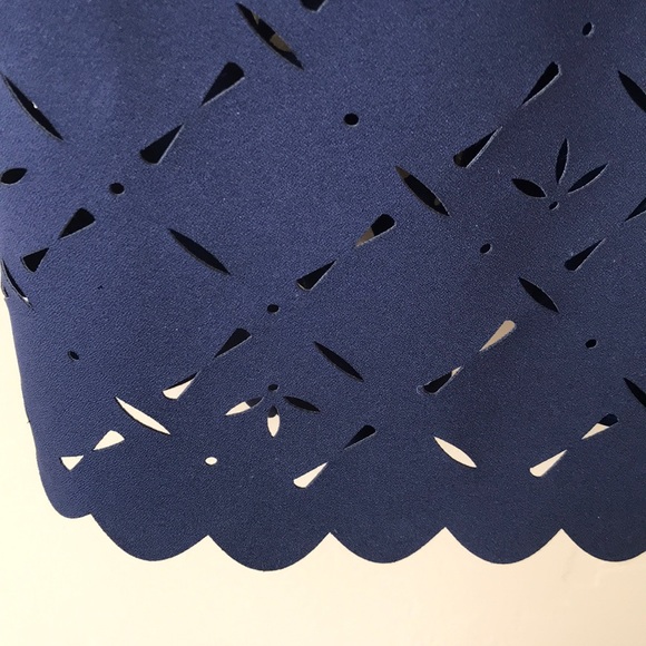 JCrew laser-cut blue sheet dress - Picture 5 of 6